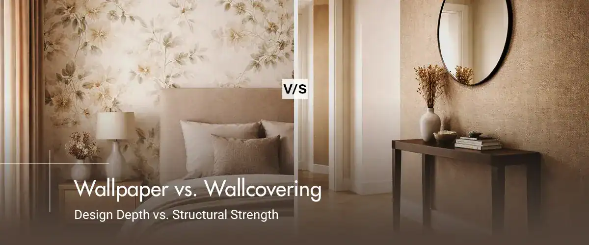 Wallpaper Vs. Wallcovering Design Depth Vs. Structural Strength
