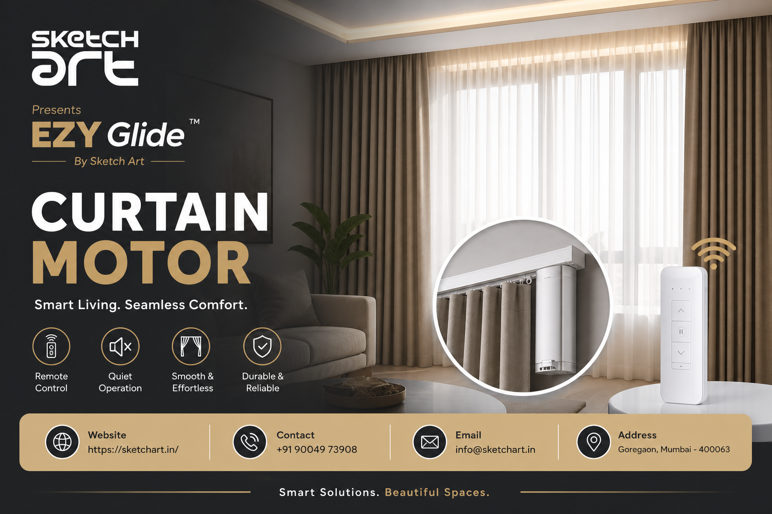 Curtain Motor - EZY Glide owned by Sketch Art